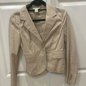 Tan White House Black Market Blazer